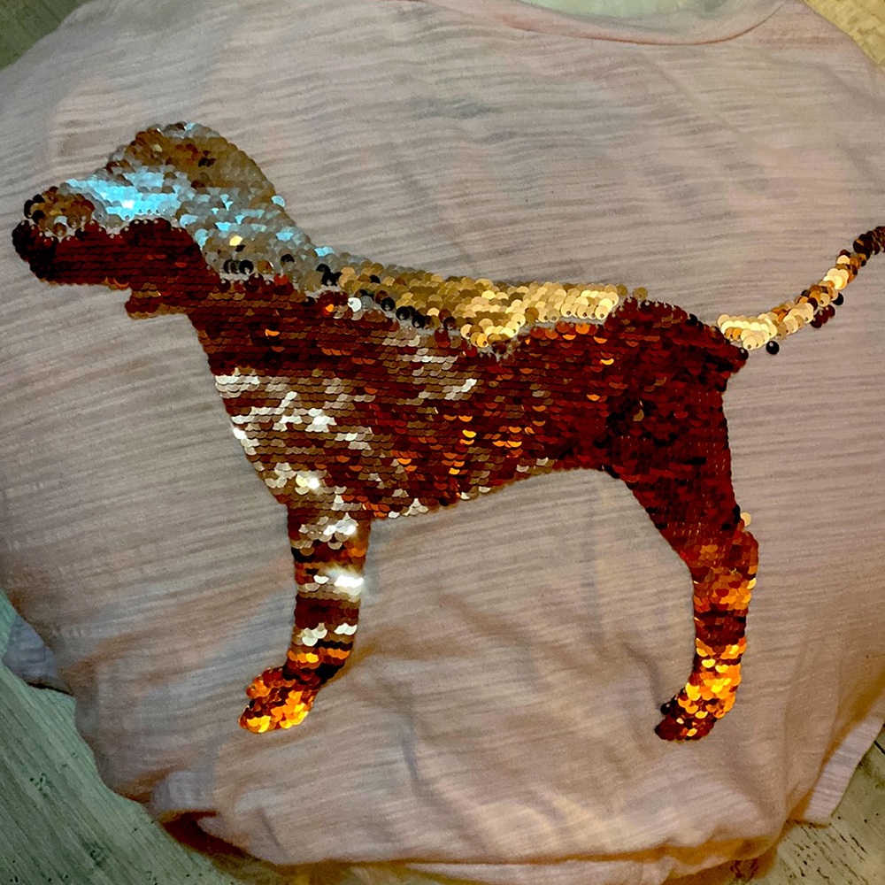 Light pink PINK by Victorias secrets shirt short sleeved